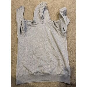 Gymshark Hoodie Mens XL Gray Sweatshirt Pullover Athletic Workout Running Pocket